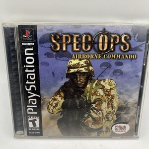 Spec Ops: Airborne Commando (PlayStation 1 PS1) CIB COMPLETE & TESTED